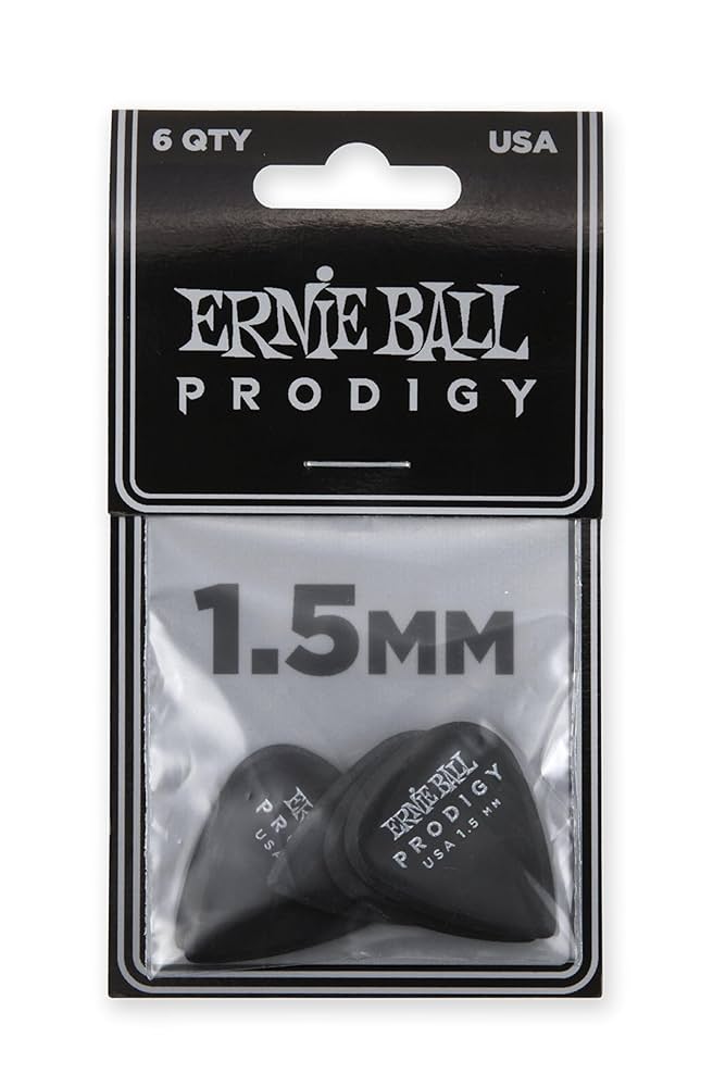 PROSPEC 3.5号 12本セット Amazon.com: Ernie Ball Prodigy Guitar Picks, Standard, Black